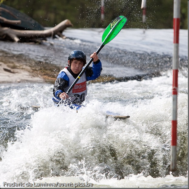 Slalom du Mava, Championnat de Belgique 2010 (kayak)