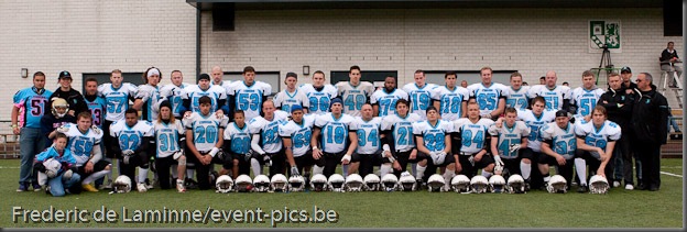 May 29, 2010; Brussels, Belgium. Belgian Bowl XXIII : Brussels Tigers - West-Vlaanderen Tribes. The Tribes won their 5th Belgian Bowl in a row, by 36 - 6.