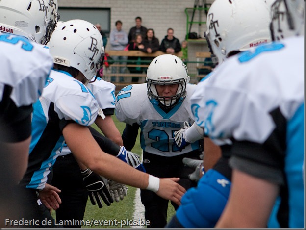 May 29, 2010; Brussels, Belgium. Belgian Bowl XXIII : Brussels Tigers - West-Vlaanderen Tribes. The Tribes won their 5th Belgian Bowl in a row, by 36 - 6.