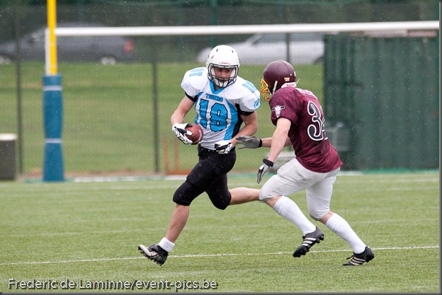 May 29, 2010; Brussels, Belgium. Belgian Bowl XXIII : Brussels Tigers - West-Vlaanderen Tribes. The Tribes won their 5th Belgian Bowl in a row, by 36 - 6.
