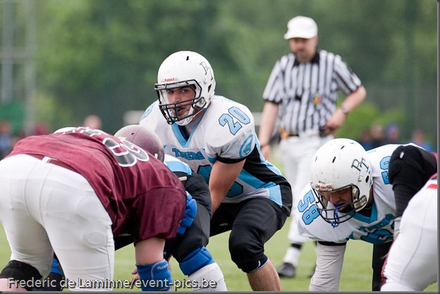 May 29, 2010; Brussels, Belgium. Belgian Bowl XXIII : Brussels Tigers - West-Vlaanderen Tribes. The Tribes won their 5th Belgian Bowl in a row, by 36 - 6. May 29, 2010; Brussels, Belgium. Belgian Bowl XXIII : Brussels Tigers - West-Vlaanderen Tribes. The Tribes won their 5th Belgian Bowl in a row, by 36 - 6.