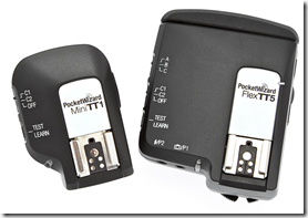 Pocket Wizard : MiniTT1 et FlexTT5